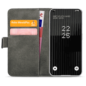 Mobilize Pu-Couro Book Capa Preto Nothing Phone (1)