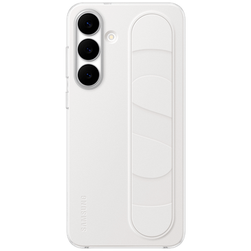 Samsung Standing Grip Silicone Back Cover Branco Samsung Galaxy S25 FE