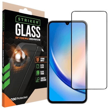 Striker D3O Vidro Temperado Edge To Edge Protetor De Ecrã Samsung Galaxy A34 5G