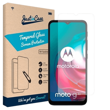 Just in Case Clear Protector de Ecrã de Vidro Temperado Motorola Moto G10/G30