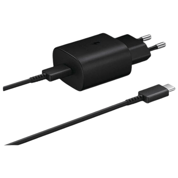 Samsung Carregador Rápido USB-C 25W + Cabo USB-C EP-TA800 Preto