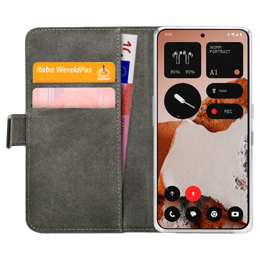 Mobilize PU-Couro Book Capa Preto CMF Phone 2 Pro