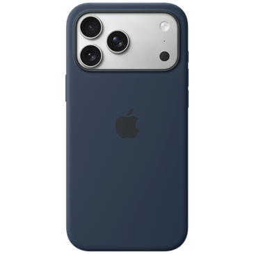 Apple Silicone Back Cover Azul Escuro MagSafe Apple iPhone 17 Pro Max