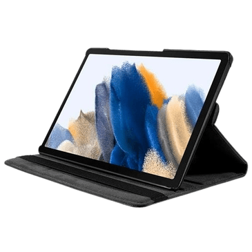 Just in Case Pu-Couro Rotating 360 Book Capa Preto Samsung Galaxy Tab A8