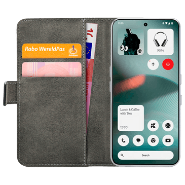 Mobilize PU-Couro Book Capa Preto Nothing Phone (3)