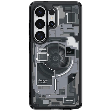 Spigen Ultra Hybrid MagFit Zero One TPU Back Cover Preto Samsung Galaxy S26 Ultra