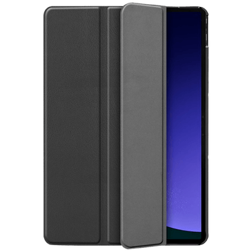 Just in Case Smart Tri-Fold PU-Couro Book Capa Preto Samsung Galaxy Tab S9/S9 FE/S10 FE/S10 Lite