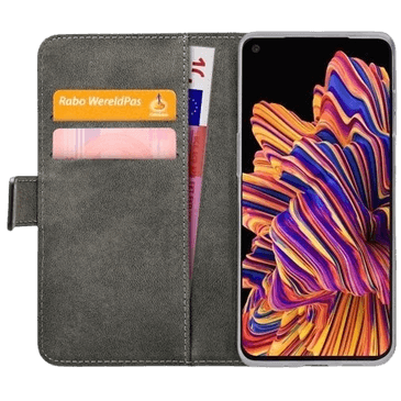 Mobilize Pu-Couro Book Capa Preto Samsung Galaxy Xcover Pro