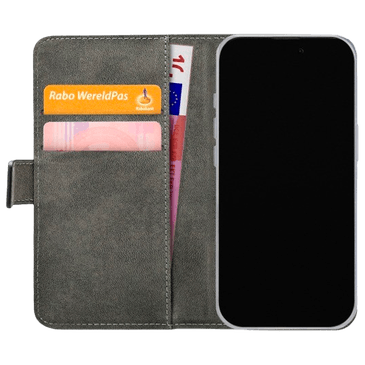 Mobilize PU-Couro Book Capa Preto Apple iPhone 17