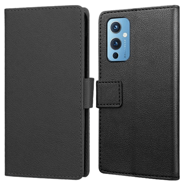 Just in Case Book Case Couro-PU Preto OnePlus 9