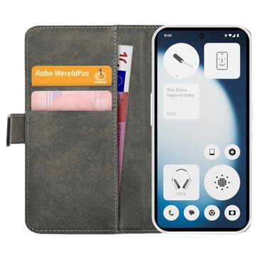 Mobilize PU-Couro Book Capa Preto Nothing Phone (3a) Lite