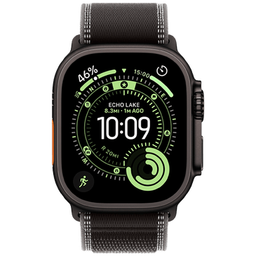Apple Watch Ultra 3 49mm Preto (Bracelete Em Tecido Preto S/M)
