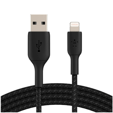 Belkin Boost Charge Lightning Cabo Braided 0,15 Metros Preto