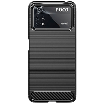 Just in Case Rugged TPU Back Cover Preto Poco X4 Pro