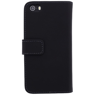 Mobilize Slim Wallet Book Case Apple iPhone 5/5S/SE Preto