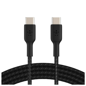 Belkin Boost Charge USB-C – USB-C Cabo Braided 1 Metro Preto