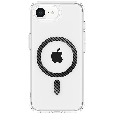 Spigen Ultra Hybrid MagFit Back Cover Transparente/Preto Apple iPhone 16e/17e