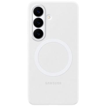 Samsung Silicone Back Cover Branco Magnético Samsung Galaxy S26+