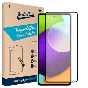 Just in CaseProtector de Ecrã de Vidro Temperado Edge to Edge Preto Samsung Galaxy A52/A52s