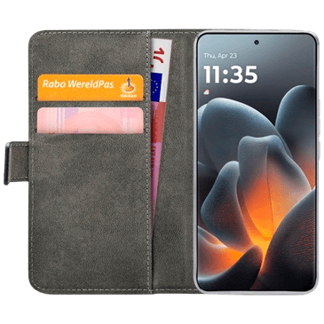 Mobilize PU-Couro Book Capa Preto Motorola Signature