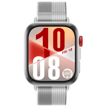 Huawei Watch Fit 4 Prata (Bracelete De Nylon Cinzenta)