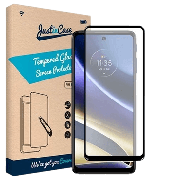 Just in Case Protector de Ecrã de Vidro Temperado Edge to Edge Motorola Moto G51