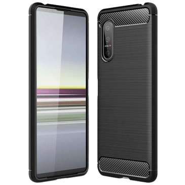 Just in Case Rugged TPU Back Cover Preto Sony Xperia 10 III