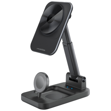 Mobilize 3-In-1 Sem Fios Magnético Carregador 15W Preto