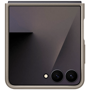 Samsung Kindsuit PU-Couro Back Cover Cinzento Samsung Galaxy Z Flip 7