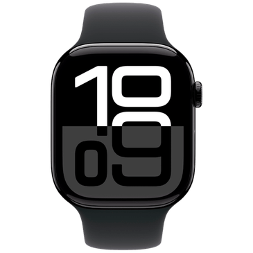 Apple Watch Series 10 4G 46mm Preto (Bracelete De Borracha Preta M/L)