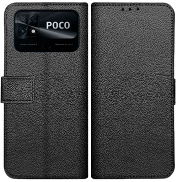 Just in Case Pu-Couro Book Capa Preto Poco C40