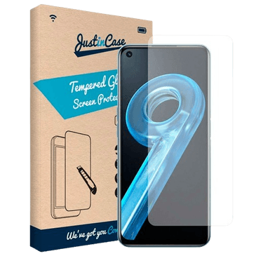 Just in Case Clear Protector de Ecrã de Vidro Temperado Realme 9i
