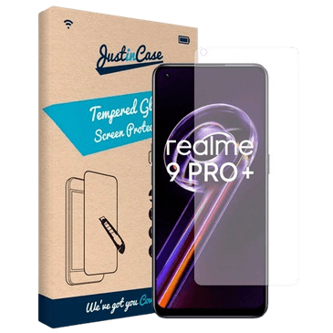 Just in Case Clear Protector de Ecrã de Vidro Temperado Realme 9 Pro+