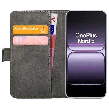 Mobilize PU-Couro Book Capa Preto OnePlus Nord 5