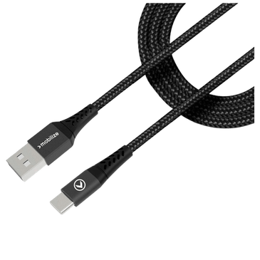 Mobilize USB - USB-C Nylon Cabo 1 Metro Preto