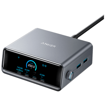 Anker Prime 6-In-1 Carregador Rápido 250W Preto
