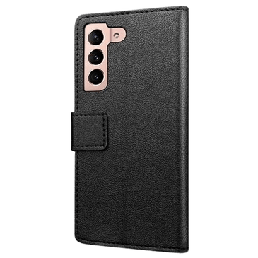 Just in Case Book Case Couro-PU Preto Samsung Galaxy S22+