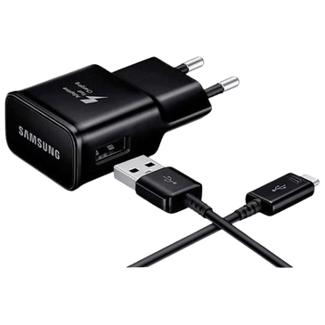 Samsung Carregador Rápido USB + Cabo Micro-USB EP-TA20 Preto
