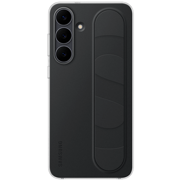 Samsung Standing Grip Silicone Back Cover Preto Samsung Galaxy S25 FE