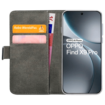 Mobilize PU-Couro Book Capa Preto OPPO Find X9 Pro