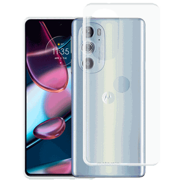 Just in Case TPU Back Cover Transparente Motorola Edge 30 Pro