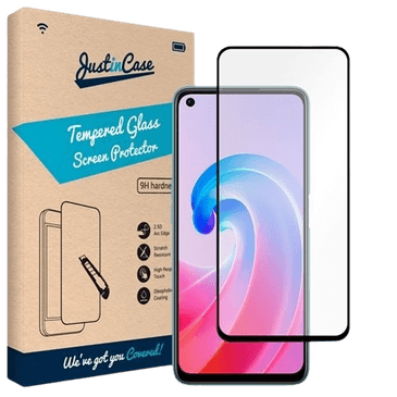 Just in Case Protector de Ecrã de Vidro Temperado Edge to Edge OPPO A96