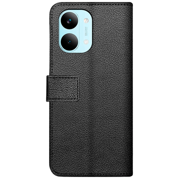 Just in Case PU-Couro Book Capa Preto POCO X8 Pro Max