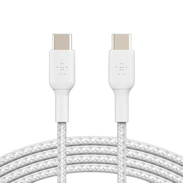 Belkin Boost Charge USB-C - USB-C Cabo Braided 1 Metro Branco