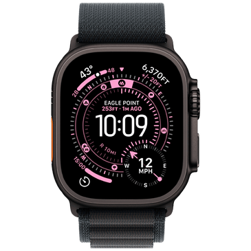 Apple Watch Ultra 3 49mm Preto (Bracelete De Nylon Preta M)