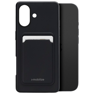 Mobilize Cardcase TPU Back Cover Preto Apple iPhone 17