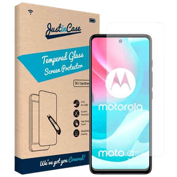 Just in Case Clear Protector de Ecrã de Vidro Temperado Motorola Moto G60s