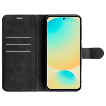 Just in Case Pu-Couro Book Capa Preto Samsung Galaxy A26 5G