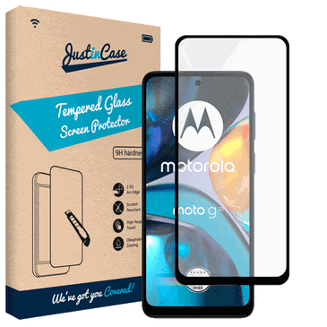 Just in Case Vidro Temperado Edge To Edge Protetor De Ecrã Motorola Moto G22