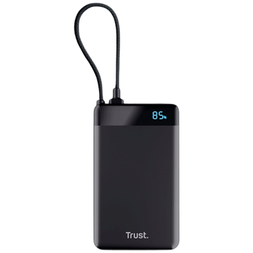 Trust Fiera Carregador Rápido Power Bank 10.000mAh Preto